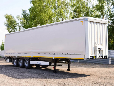 Тентованный полуприцеп KRONE Profi Liner шторно-бортовой с кониками детальное фото - Spec-Trucks
