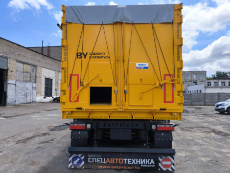 Самосвальный полуприцеп САТ 500 49 м3 алюминиевый 4 оси детальное фото - Spec-Trucks