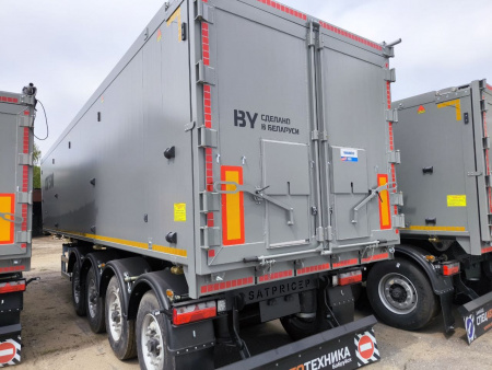 Самосвальный полуприцеп САТ 500 49 м3 алюминиевый 4 оси детальное фото - Spec-Trucks