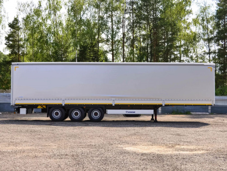 Тентованный полуприцеп KRONE Profi Liner шторно-бортовой с кониками детальное фото - Spec-Trucks