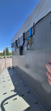 Самосвальный полуприцеп САТ 150 90 м3 с подвижным полом детальное фото - Spec-Trucks