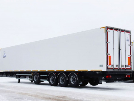 Изотермический полуприцеп Тонар R4-16V 97855 41 Европаллет 4 оси детальное фото - Spec-Trucks