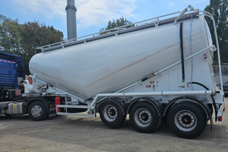 Полуприцеп материаловоз CARSAN CTS 11 34 м3 вакуумный детальное фото - Spec-Trucks