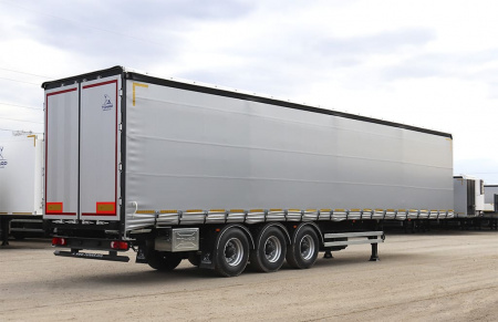 Тентованный полуприцеп ТОНАР Т3-13 9888 шторно-бортовой с закладными под коники детальное фото - Spec-Trucks