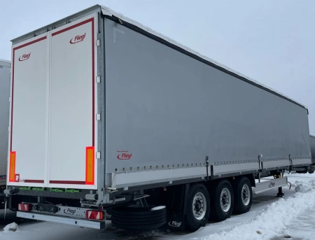 Шторно-бортовой полуприцеп FLIEGL SDS 350 с кониками детальное фото - Spec-Trucks